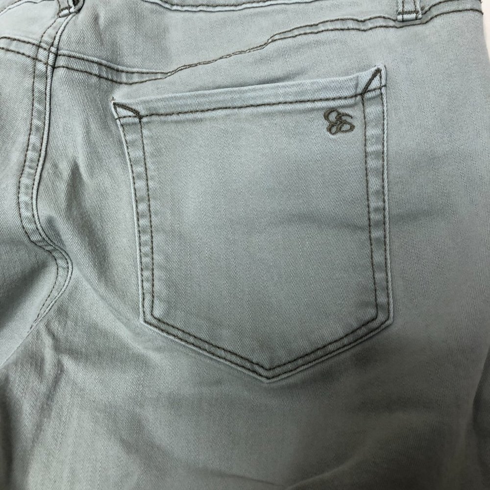 JESSICA SIMPSON Rolled Crop Skinny Jeans Meadow Green 10/30 - Picture 6 of 14
